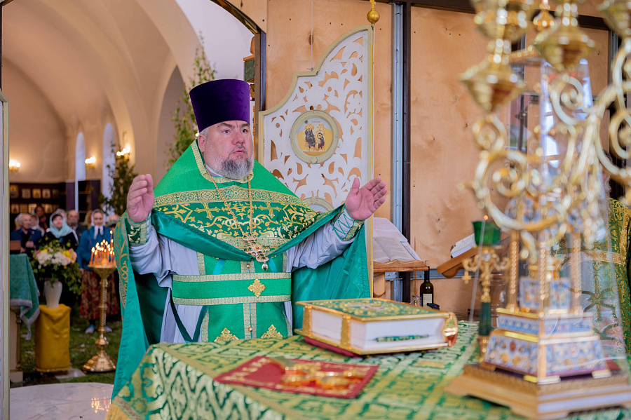 Престольный праздник в Троицком храме с. Конобеево