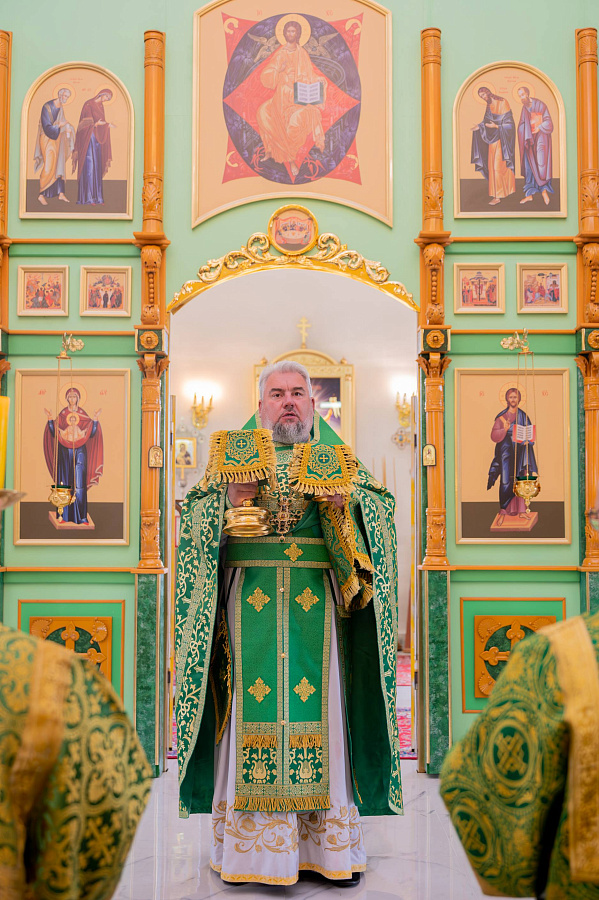 Престольный праздник в Троицком храме с. Конобеево