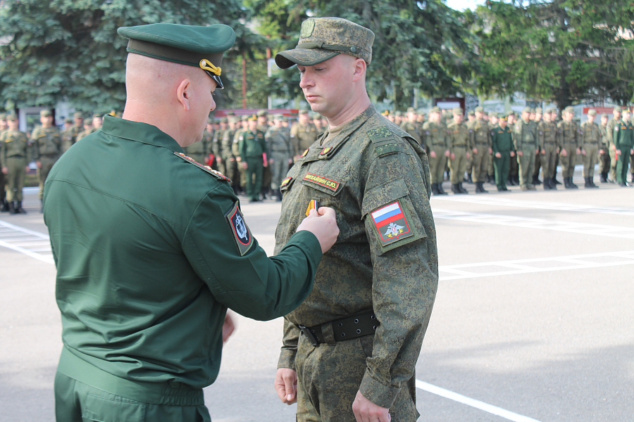 Встреча с военнослужащими в Каширском округе