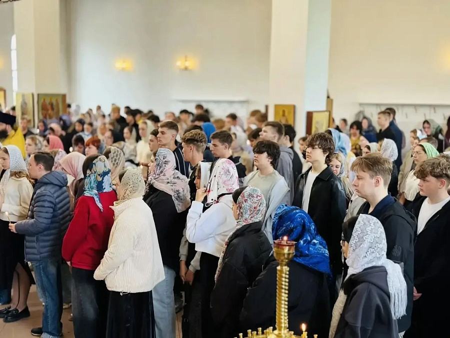 Молебен перед началом экзаменов для выпускников Павлово-Посадского городского округа