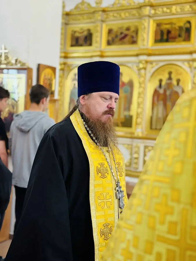Молебен перед началом экзаменов для выпускников Павлово-Посадского городского округа