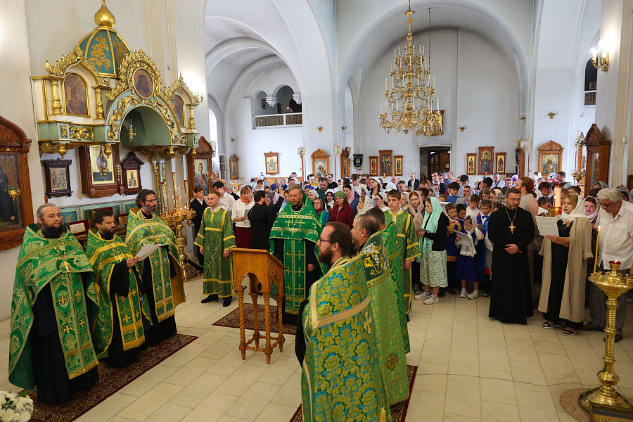 Епархиальное молодёжное акафистное пение святым благоверным князьям Петру и Февронии