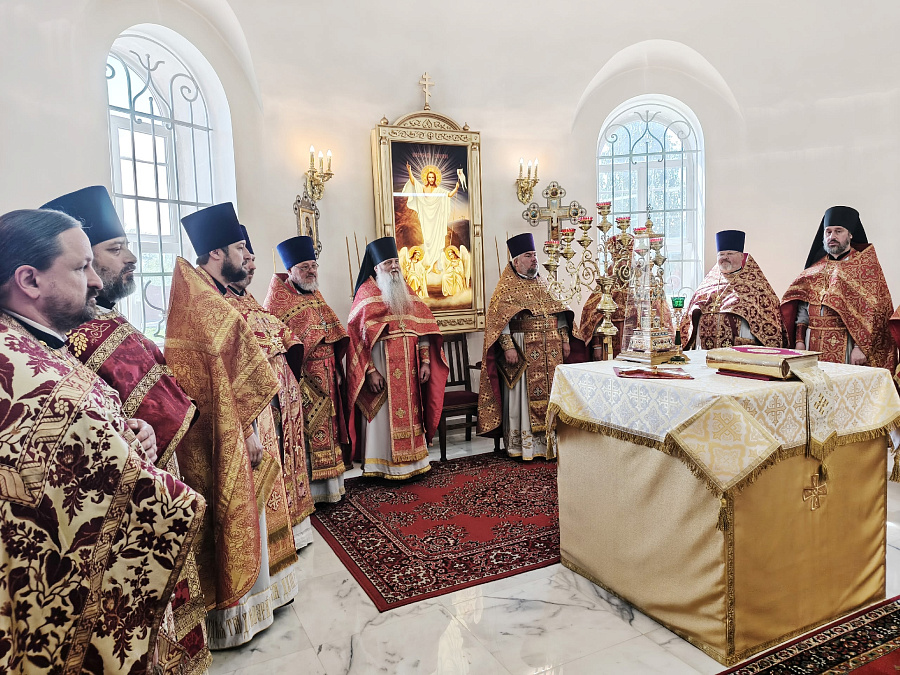Престольный праздник в Троицком храме села Конобеево
