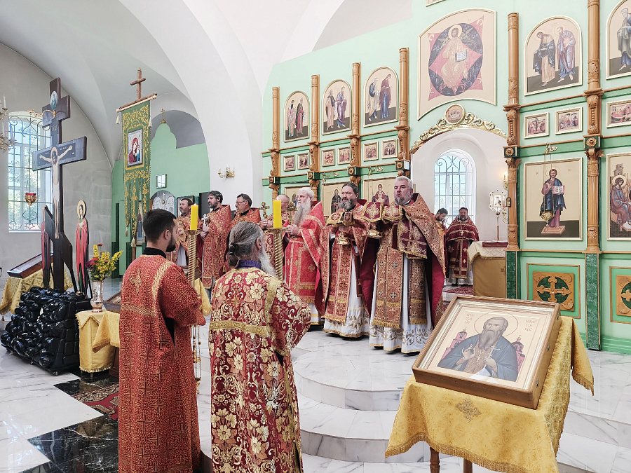 Престольный праздник в Троицком храме села Конобеево
