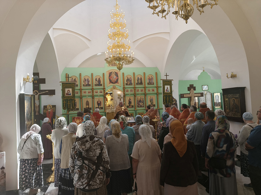 Престольный праздник в Троицком храме села Конобеево