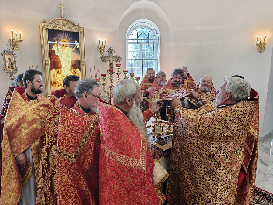 Престольный праздник в Троицком храме села Конобеево