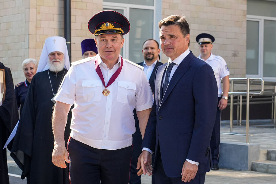 Митрополит Павел принял участие в открытии нового здания Красногорской Госавтоинспекции