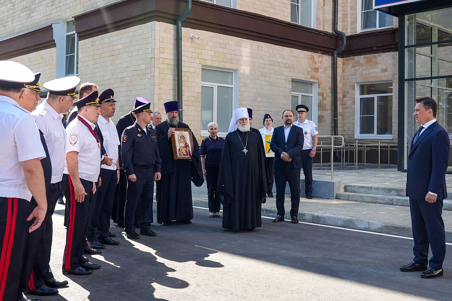 Митрополит Павел принял участие в открытии нового здания Красногорской Госавтоинспекции