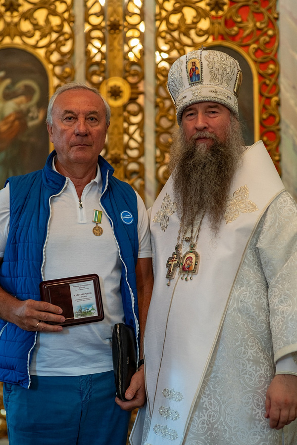Великое освящение Крестовоздвиженского храма села Воздвиженское