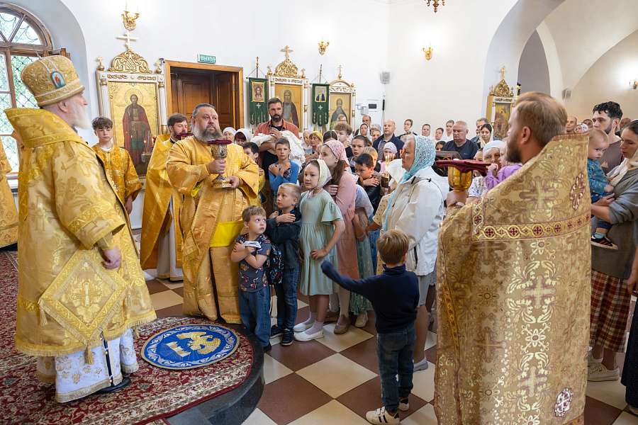 Архипастырское посещение Свято-Троицкого храма (на Репне) города Коломны
