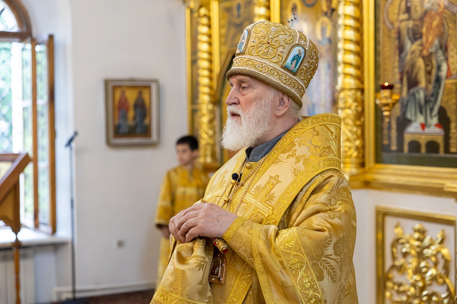 Архипастырское посещение Свято-Троицкого храма (на Репне) города Коломны