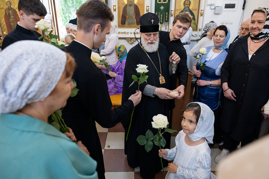 Архипастырское посещение Свято-Троицкого храма (на Репне) города Коломны