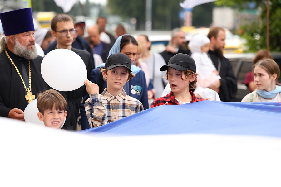 Всероссийский парад семей в Сергиево-Посадской епархии