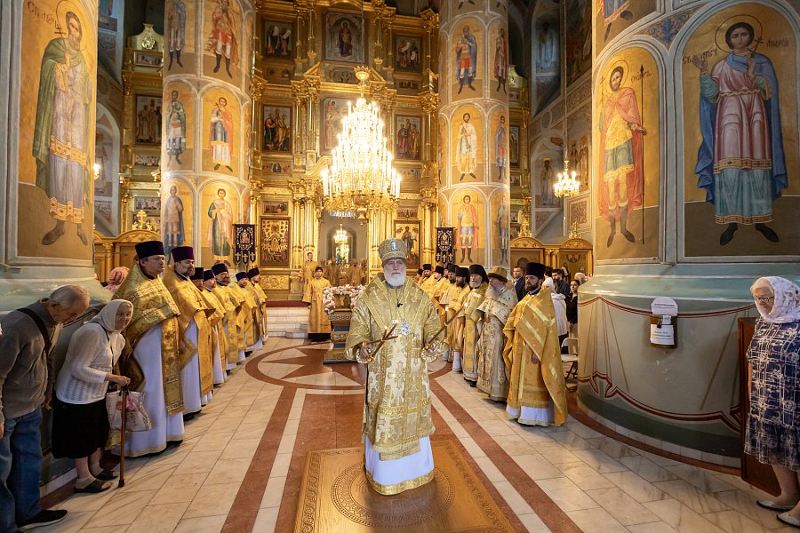 Архиерейское богослужение в день тезоименитства митрополита Крутицкого и Коломенского Павла