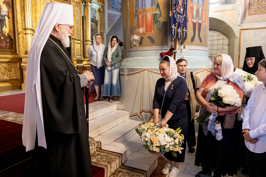 Архиерейское богослужение в день тезоименитства митрополита Крутицкого и Коломенского Павла