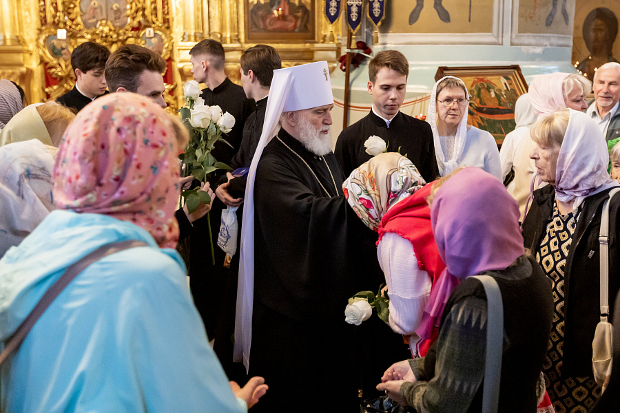 Архиерейское богослужение в день тезоименитства митрополита Крутицкого и Коломенского Павла