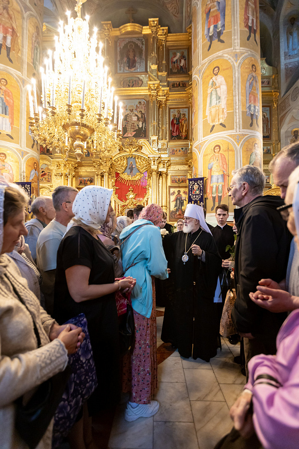 Архиерейское богослужение в день тезоименитства митрополита Крутицкого и Коломенского Павла