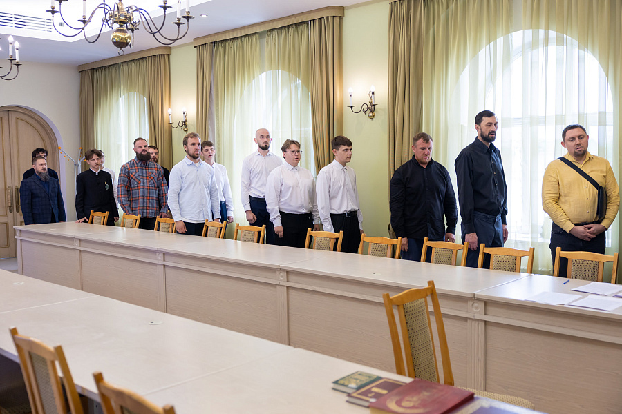 Митрополит Павел возглавил заседание аттестационной комиссии в Коломенской духовной семинарии