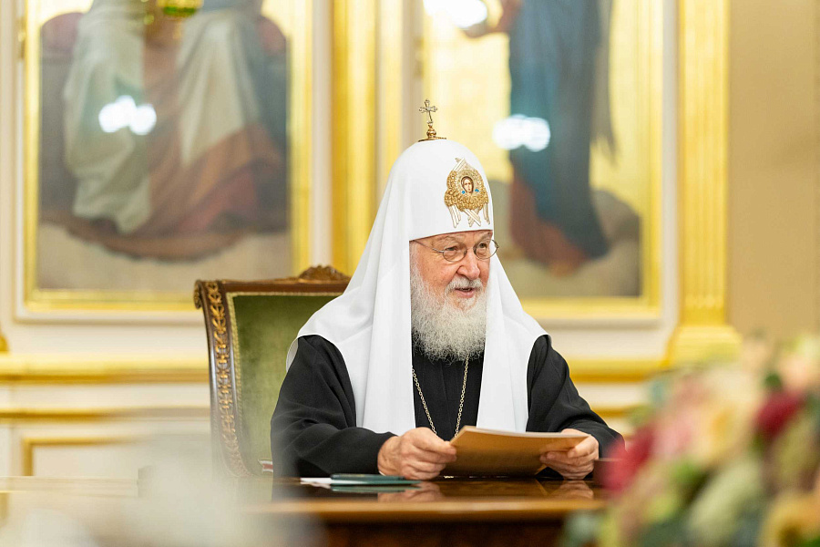 Святейший Патриарх Кирилл возглавил очередное заседание Священного Синода Русской Православной Церкви