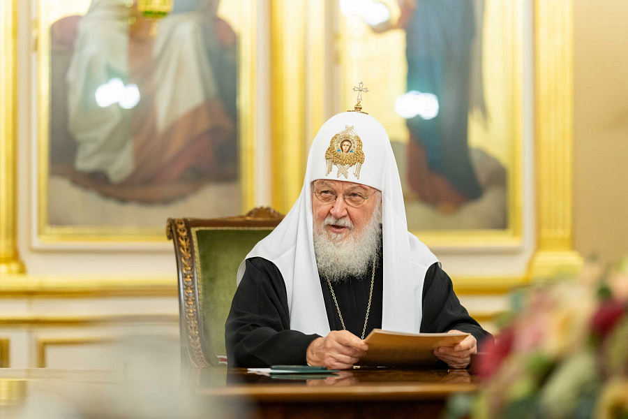 Святейший Патриарх Кирилл возглавил очередное заседание Священного Синода Русской Православной Церкви
