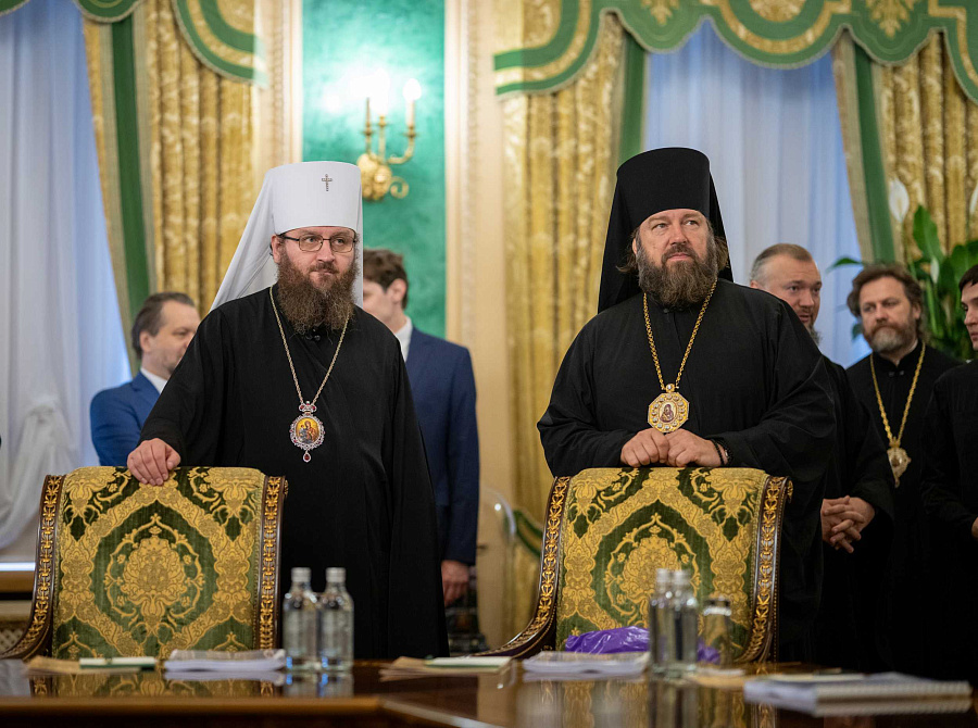 Святейший Патриарх Кирилл возглавил очередное заседание Священного Синода Русской Православной Церкви