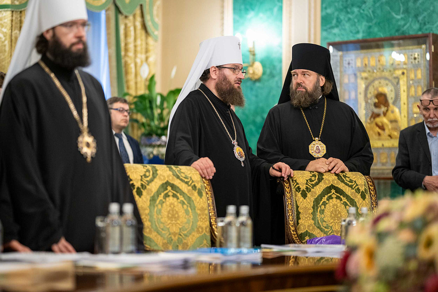 Святейший Патриарх Кирилл возглавил очередное заседание Священного Синода Русской Православной Церкви