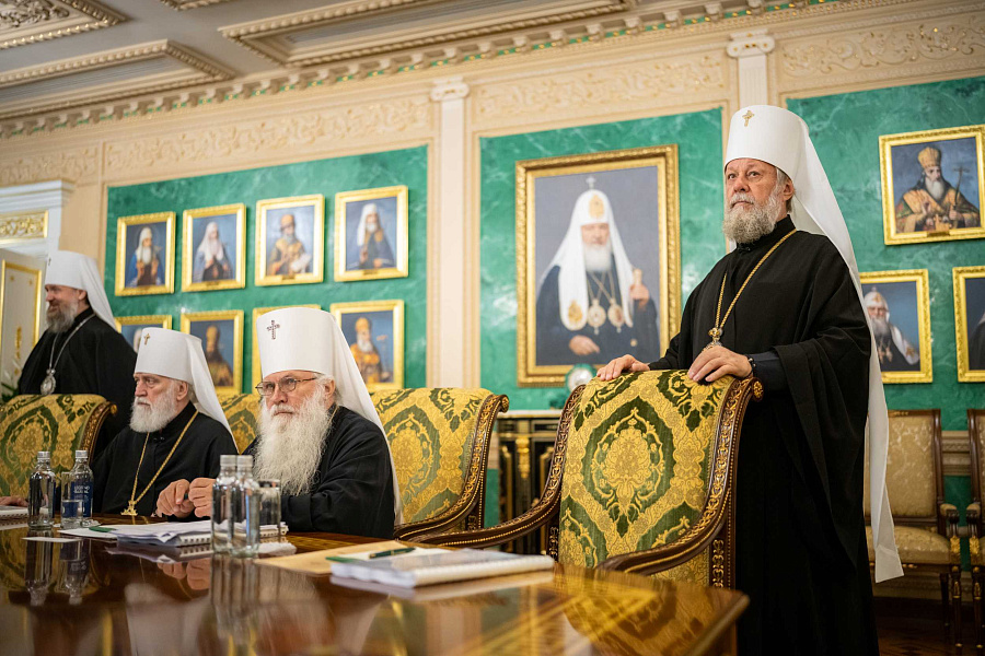 Святейший Патриарх Кирилл возглавил очередное заседание Священного Синода Русской Православной Церкви