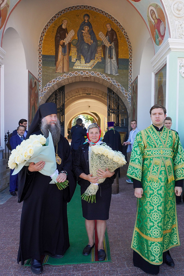 Святейший Патриарх Кирилл совершил малую вечерню с чтением акафиста преподобному Сергию Радонежскому в Троице-Сергиевой лавре