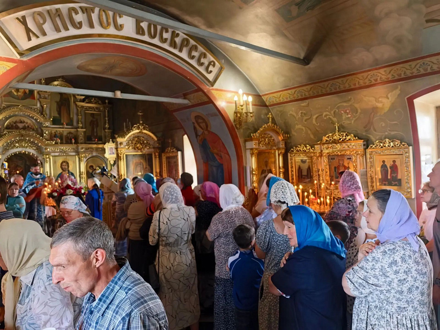 Престольный праздник в Казанском храме деревни Богдановка г.о. Коломна 
