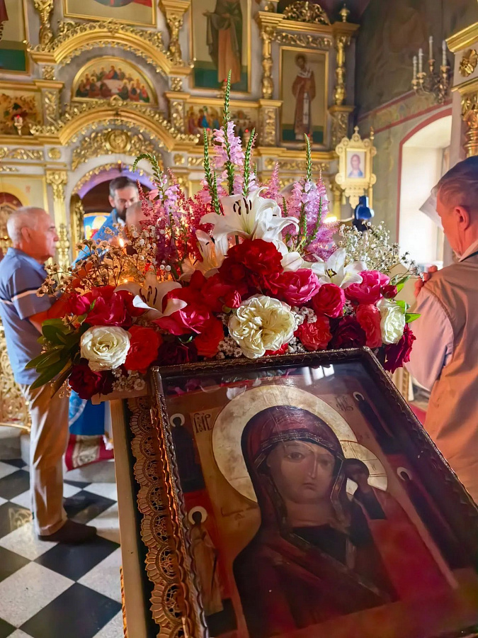 Престольный праздник в Казанском храме деревни Богдановка г.о. Коломна 