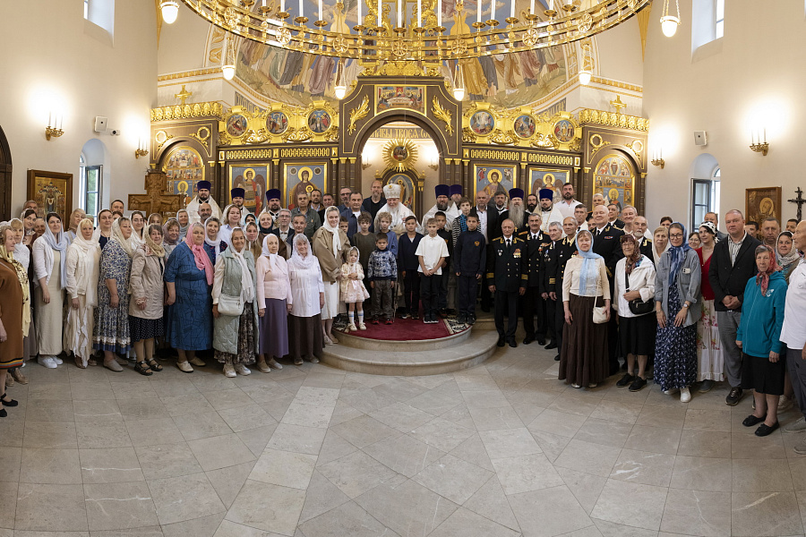 Великое освящение храма праведного Феодора Ушакова в Купавне