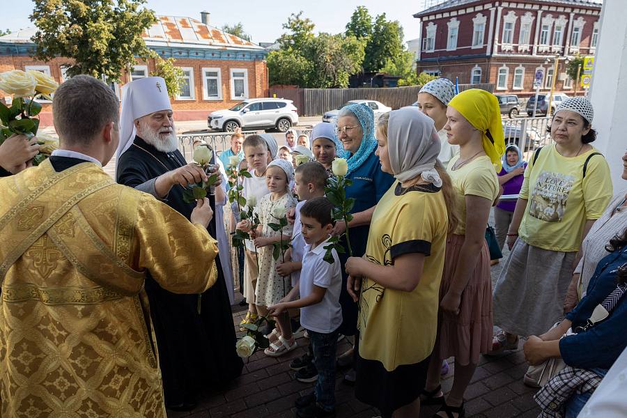 Престольный праздник храма пророка Илии города Зарайска