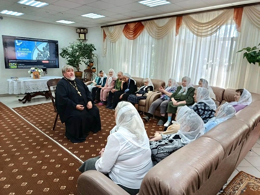 Посещение дома-интерната поселка имени Цюрупы г.о. Воскресенск