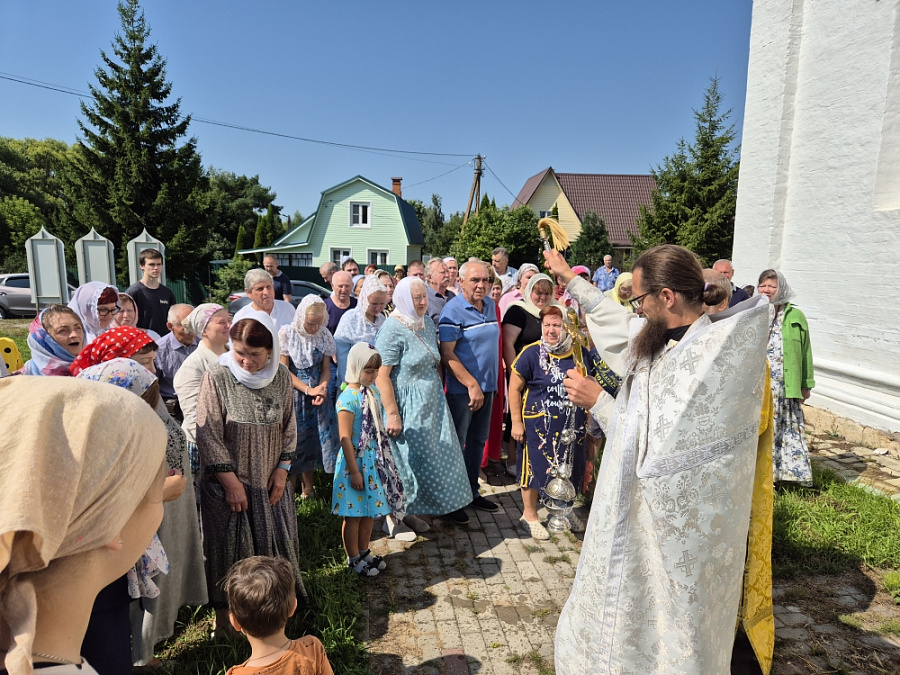 Престольный праздник в Ильинском храме села Пруссы г.о. Коломна