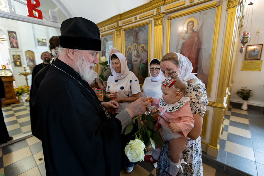Митрополит Крутицкий и Коломенский Павел посетил приходы Каширского благочиния