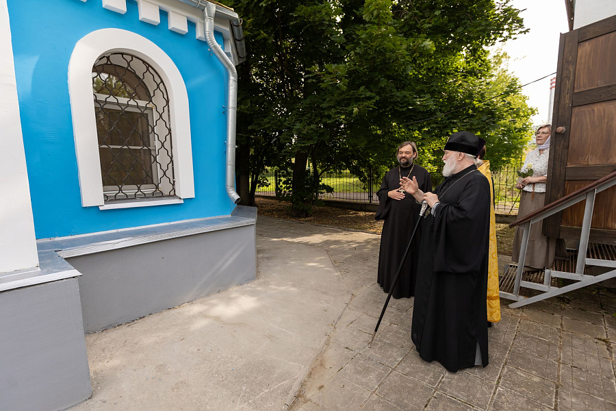 Митрополит Крутицкий и Коломенский Павел посетил приходы Каширского благочиния