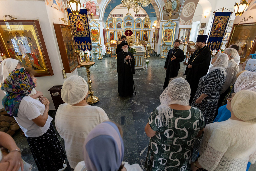 Митрополит Крутицкий и Коломенский Павел посетил приходы Раменского благочиния