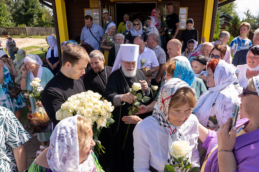 Великое освящение Введенского храма деревни Рыжево Егорьевского муниципального округа