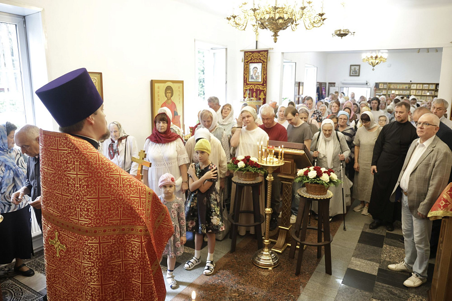 Престольный праздник на приходе Пантелеимоновского храма г. Воскресенска