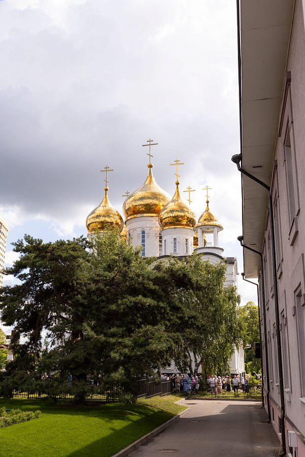 Архиерейское богослужение в Спасо-Преображенском храме города Жуковский