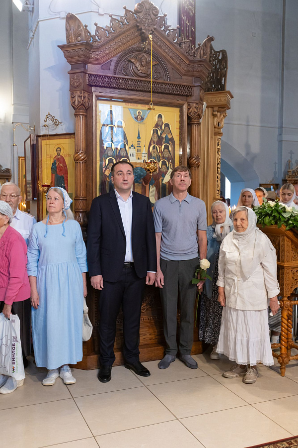 Архиерейское богослужение в Спасо-Преображенском храме города Жуковский