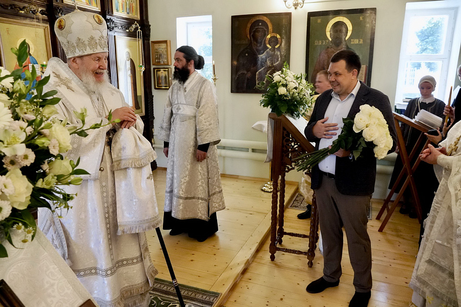 Освящение Серафимовского храма Никитского Бывалинского женского монастыря