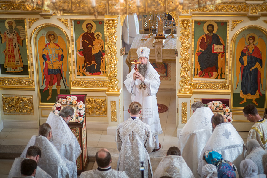 Великое освящение Спасского храма в Дмитрове