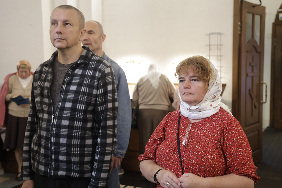 В Иерусалимском храме г. Воскресенска побывали члены коломенского семейного центра