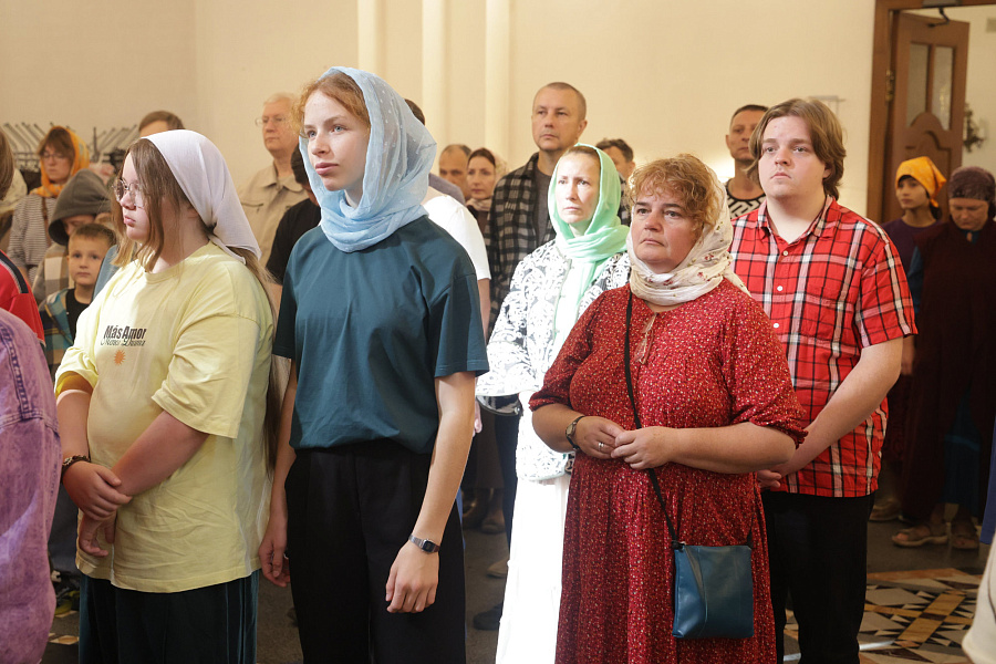 В Иерусалимском храме г. Воскресенска побывали члены коломенского семейного центра