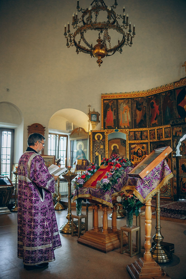 Престольный праздник в Крестовоздвиженском храме г. Коломна