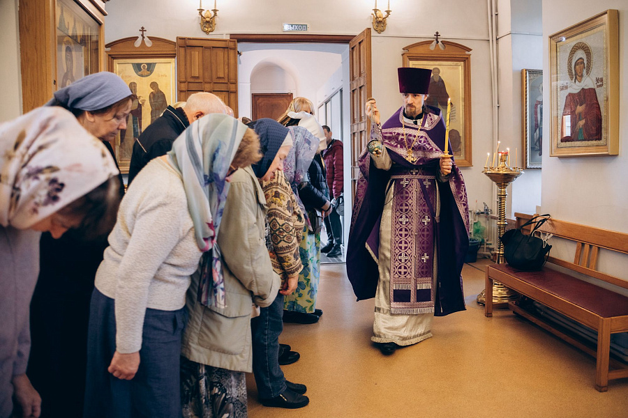 Престольный праздник в Крестовоздвиженском храме г. Коломна