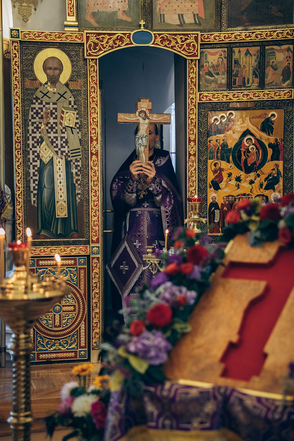 Престольный праздник в Крестовоздвиженском храме г. Коломна