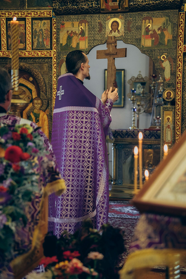 Престольный праздник в Крестовоздвиженском храме г. Коломна