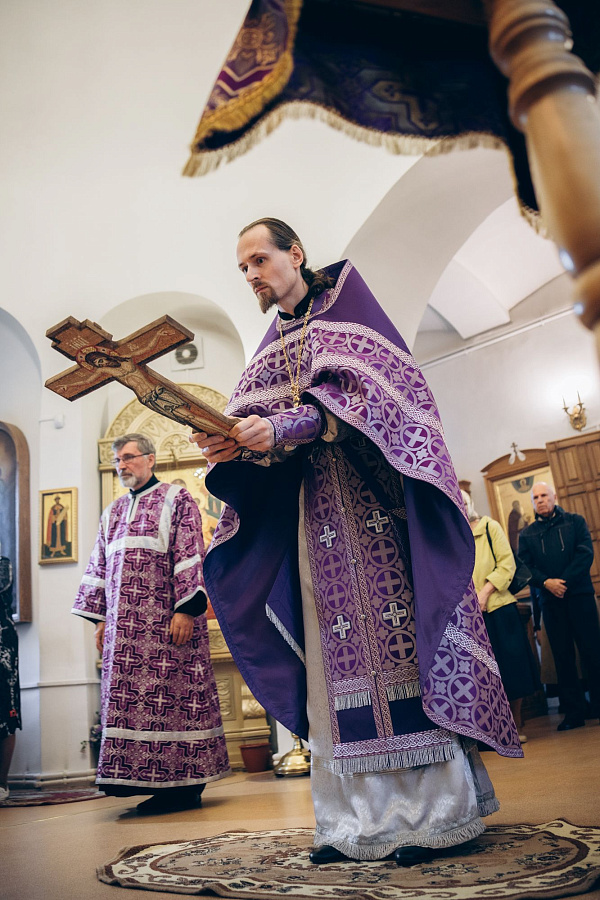 Престольный праздник в Крестовоздвиженском храме г. Коломна